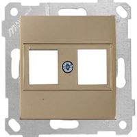 RİTA MEK TUŞ DATA PRİZİ 2*RJ45 (KON.SÜZ) DORE 1